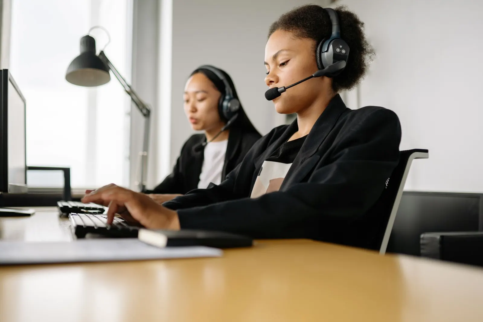 Agent working in a call centre